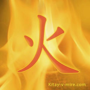 Китайський ієрогліф «вогонь»